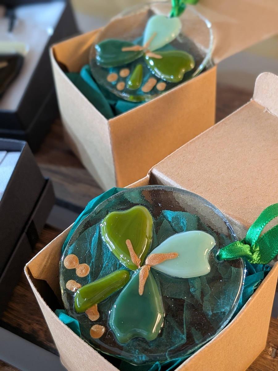 Glass Shamrock